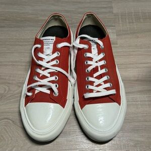 article no. spring/summer 20 AN-1007 sneakers size 10 red vibram handcrafted